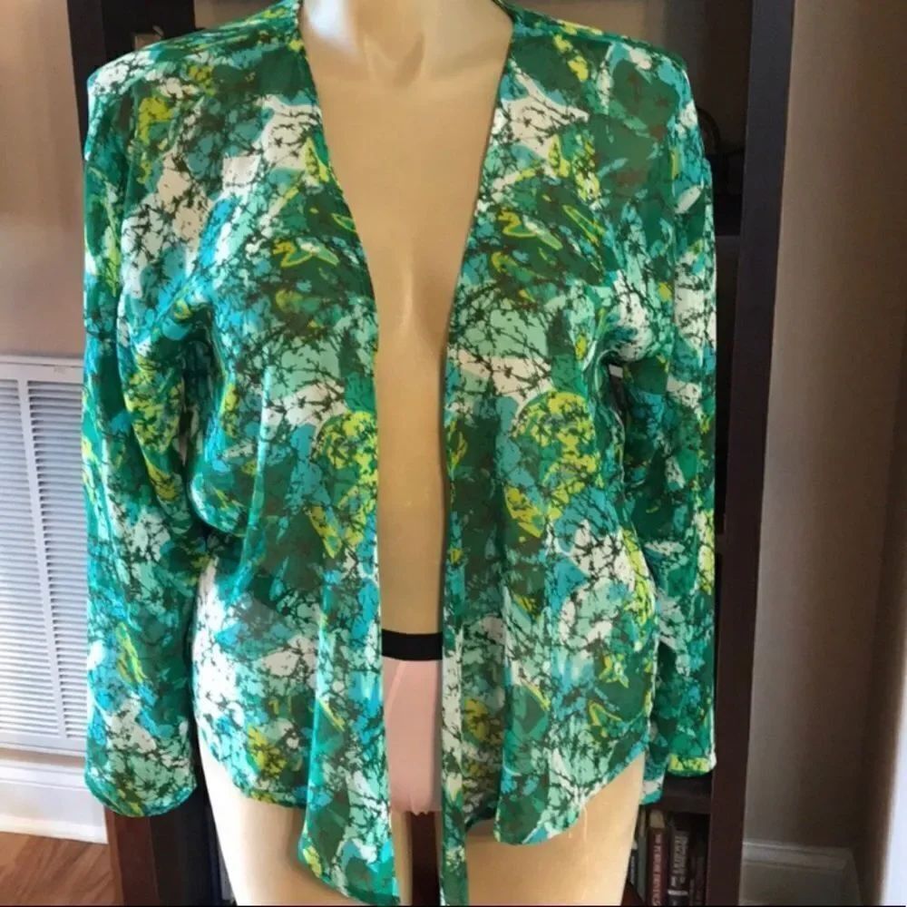 Ruby Rd Sheer Jacket Size 10 - Picture 2 of 4